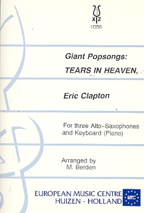 Tears in Heaven for 3 alto saxophones and piano (keyboard) parts