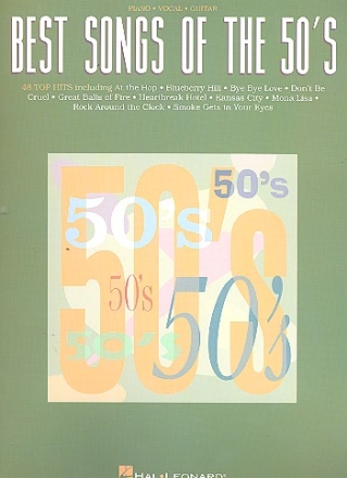 The Greatest Love Songs of the 50s: songbook piano/vocal/guitar