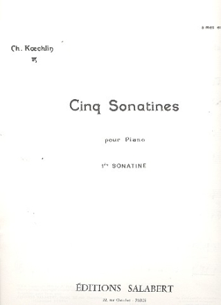 Sonatine op.59,1  pour piano