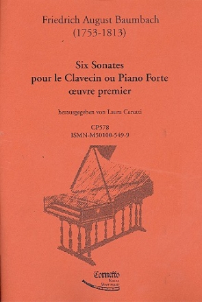 6 Sonaten op.1 fr Cembalo (Klavier)