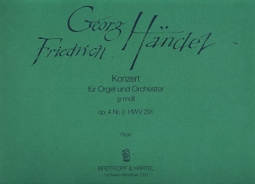 Konzert g-Moll op.4,3 HWV291 fr Orgel und Orchester Orgel