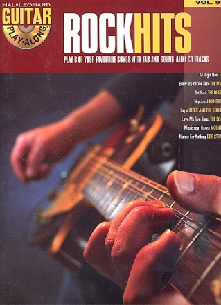 Rock Hits (+CD): guitar playalong vol.9 songbook vocal/guitar/tab