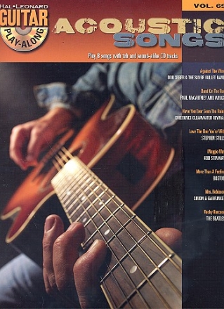 Acoustic Songs (+CD): guitar playalong vol.69 songbook vocal/guitar/tab