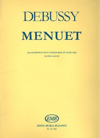 Menuet fr Violoncello und Klavier