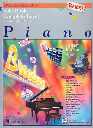 Solo Book Top Hits complete Level 1: for piano