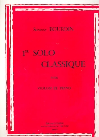 Solo classique no.1 fr Violine und Klavier