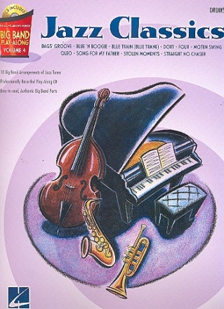 Jazz Classics (+CD): for drum set Big Band Playalong vol.4