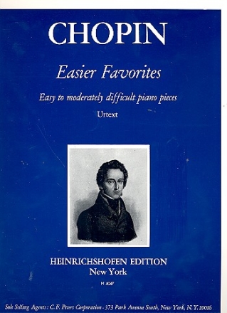 Easier Favorites for piano Chopin