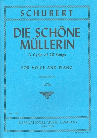 Die schne Mllerin op.25 D795 - a cycle of 20 Songs for low voice and piano (dt/en)