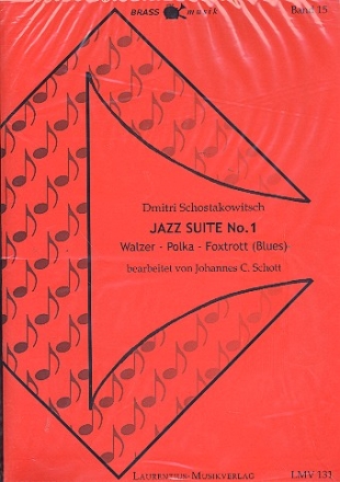 Jazz Suite Nr.1 fr 2 Trompeten, Horn, Posaune und Tuba Partitur und Stimmen