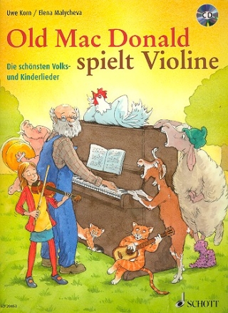 Old Mac Donald spielt Violine (+CD) fr 1-2 Violinen Spielpartitur