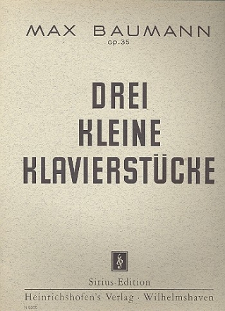 3 kleine Klavierstcke op.35