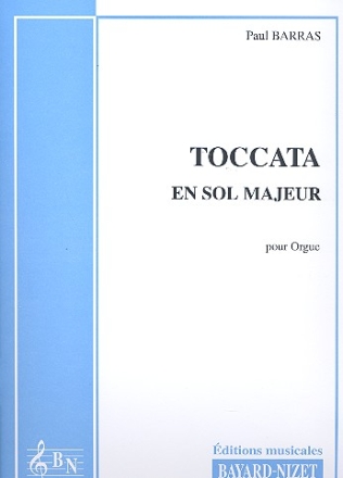 Toccata en sol majeur pour orgue