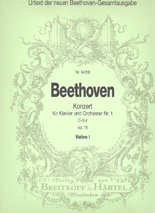 Konzert C-Dur op.15 Nr.1 fr Klavier und Orchester Violine 1