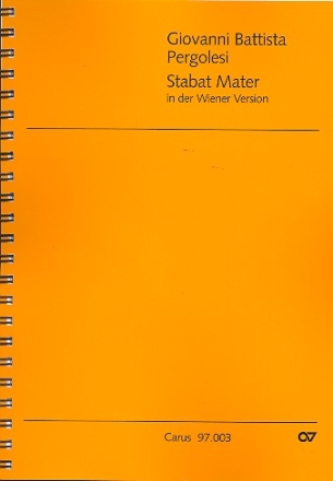 Stabat Mater (Wiener Fassung) fr Soli, gem Chor und Orchester Partitur