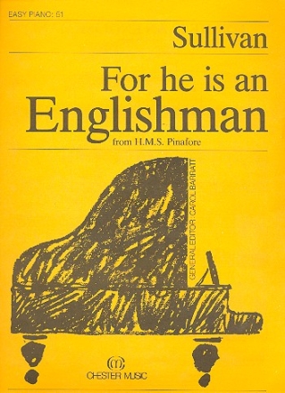 For he is an Englishman for piano