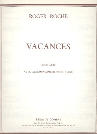 Vacances pour alto et piano