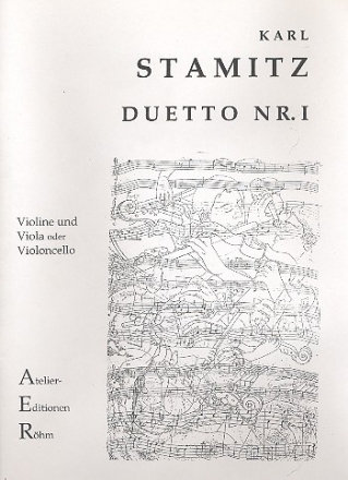 Duett C-Dur Nr.1 op.10 fr Violine (Viola) und Violoncello Stimmen