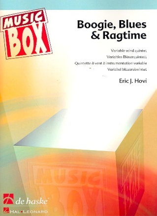 Boogie Blues und Ragtime: fr 5-stimmiges Blser-Ensemble Partitur und Stimmen