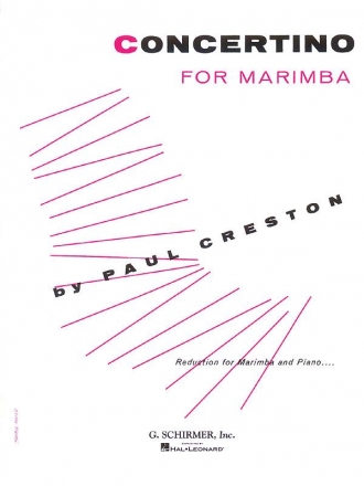 Concertino for marimbaphon and orchestra for marimbaphon and piano