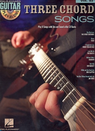 3 Chord Songs (+CD): guitar playalong vol.83 songbook vocal/guitar/tab