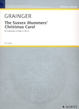 The Sussex Mummer's Christmas Carol for violoncello (violin) and piano