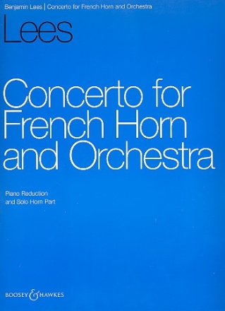 Concerto for french horn and orchestra for horn and piano