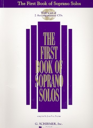 The first Book of Soprano Solos vol.1 (+Audio Access) for voice and piano