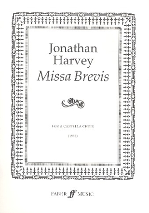 Missa brevis for mixed chorus a cappella score