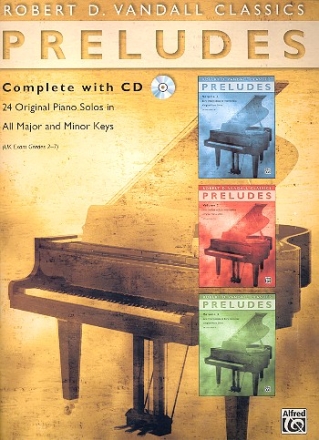 Preludes (+CD) for piano