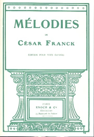 Melodies pour voix leve et piano