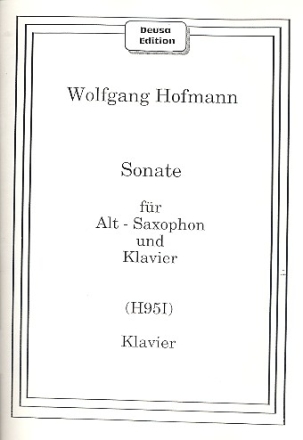 Sonate H95I fr Altsaxophon und Klavier