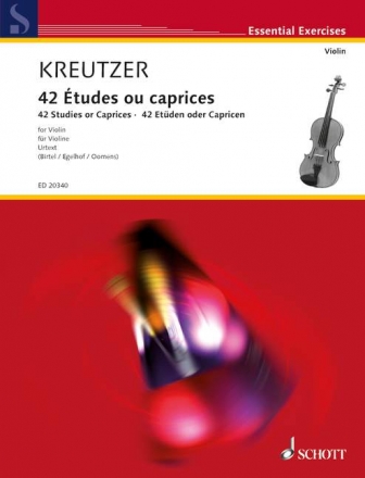 42 tudes ou caprices fr Violine