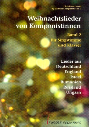 Weihnachtslieder von Komponistinnen Band 2 fr Gesang und Klavier