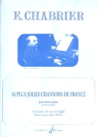 16 plus jolies chansons de France pour chant et piano