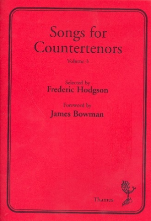 Songs for Countertenors vol.3 for voice and piano