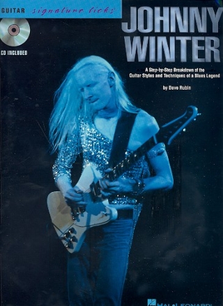 Johnny Winter (+CD): for guitar/tab Guitar Signature Licks