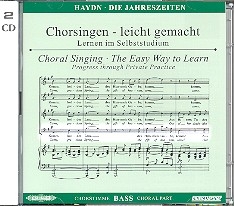 Die Jahreszeiten 2 CDs Chorstimme Bass und Chorstimmen ohne Bass