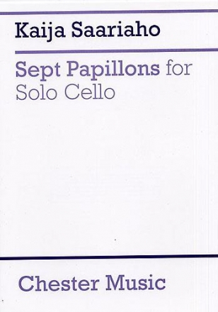 7 Papillons for cello