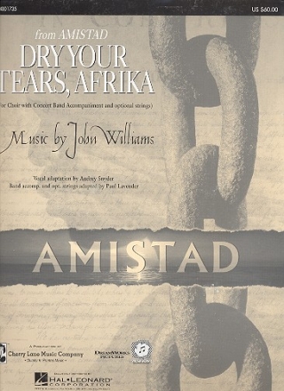 Dry your Tears Africa: fr Blasorchester Stimmen und Partitur