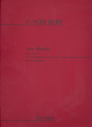 Ave Maria op.52,6 fr Klavier