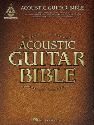 Acoustic Guitar Bible songbook vocal/guitar/tab recorded versions