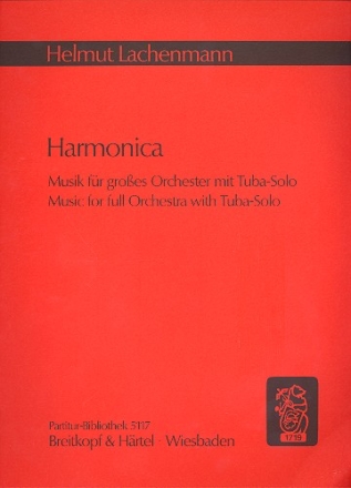 Harmonica fr Tuba und Orchester Studienpartitur