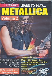 Learn to play Metallica vol.2 DVD-Video lick library