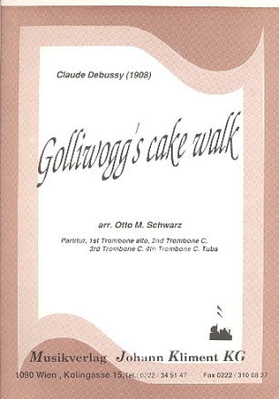 Golliwogg's Cake Walk fr 4 Posaunen und Tuba (Ensemble) Partitur und Stimmen