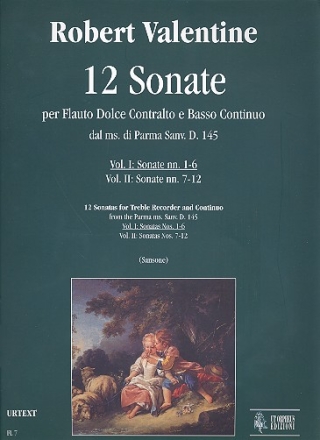 12 Sonatas vol.1 (no.1-6) for treble recorder and Bc