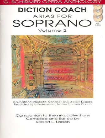 Diction Coach - Arias for Soprano vol.2 (+3 CD's) for soprano and piano