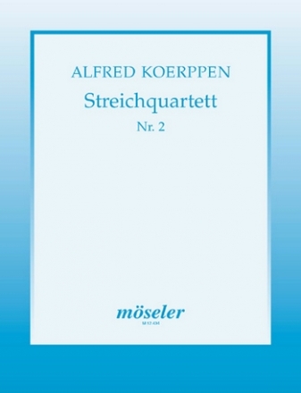 Streichquartett Nr.2 Partitur und Stimmen