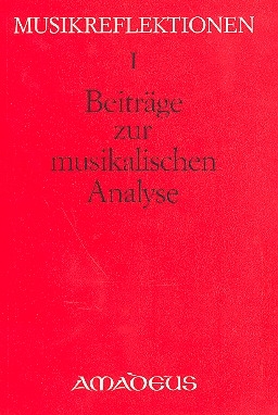 Beitrge zur musikalischen Analyse