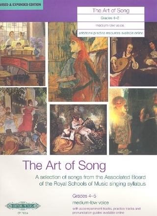 The Art of Song Grades 4-5 for medium-low voice and piano revised and expanded edition